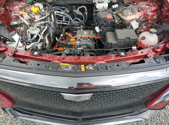 1GYKPYRKXSZ310964 2025 CADILLAC OTHER Red Vista del compartimento del motor