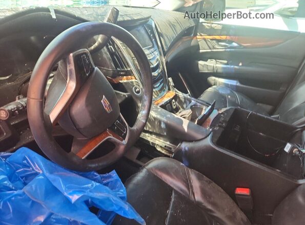 1GYS3BKJ2JR107138 2018 CADILLAC ESCALADE Black Вид панелі приладів