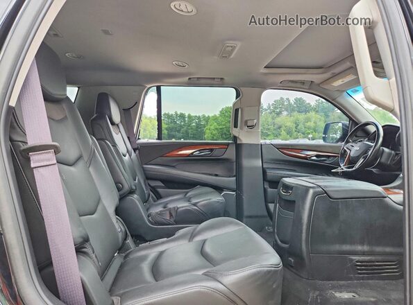 1GYS4BKJ9GR256751 2016 CADILLAC ESCALADE Black Սալոնի հետևի տեսք