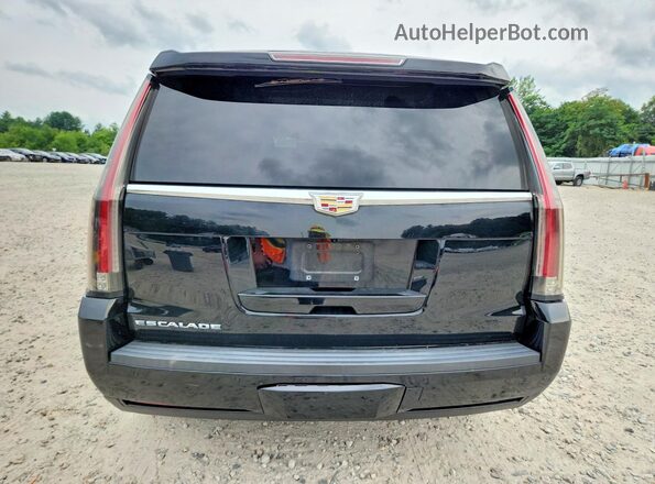 1GYS4BKJ9GR256751 2016 CADILLAC ESCALADE Black Հետևի տեսք