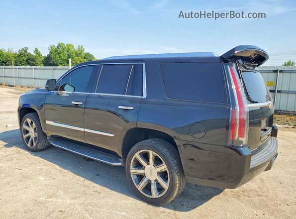 1GYS4BKJXHR137124 2017 CADILLAC ESCALADE Черный Задняя левая четверть