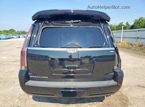 1GYS4BKJXHR137124 2017 CADILLAC ESCALADE Черный Вид сзади