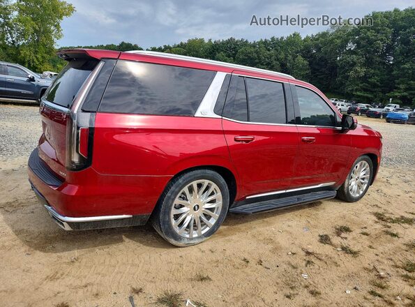 1GYS4CKL6PR542113 2023 CADILLAC ESCALADE Red Front right