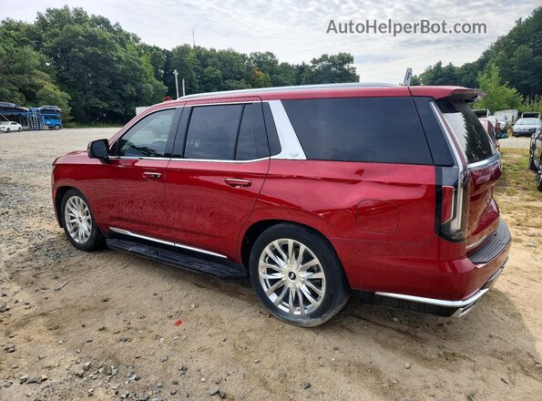 1GYS4CKL6PR542113 2023 CADILLAC ESCALADE Red Rear right