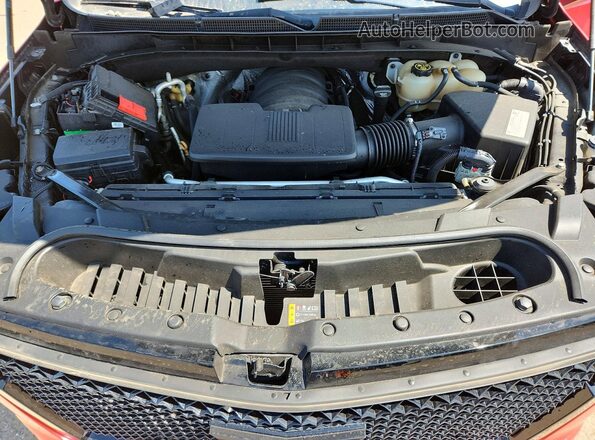 1GYS4FKL7MR196828 2021 CADILLAC ESCALADE Burgundy Շարժիչի բաժամունքի տեսք