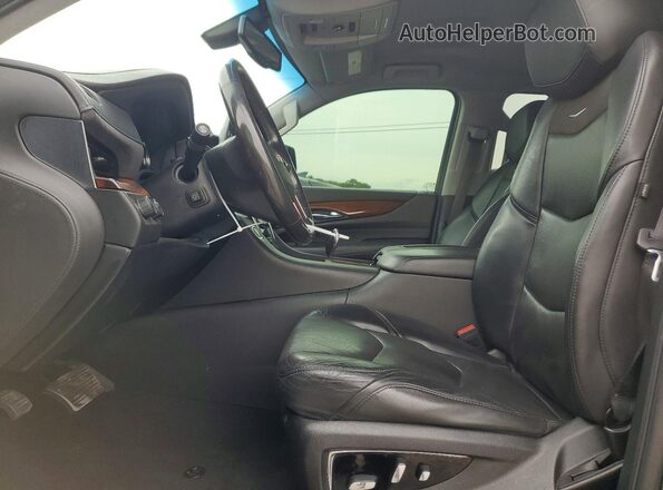 1GYS4GKJ5LR170411 2020 CADILLAC ESCALADE Black Widok wnętrza z przodu