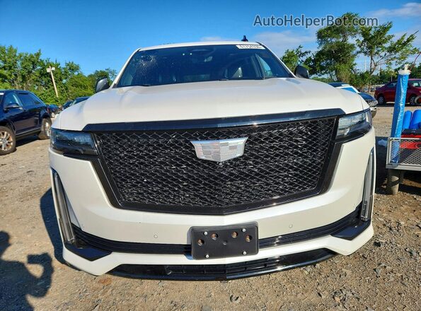1GYS4GKL8PR483783 2023 CADILLAC ESCALADE White წინა ხედი