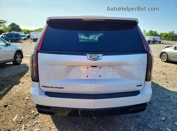 1GYS4GKL8PR483783 2023 CADILLAC ESCALADE White უკანა ხედი