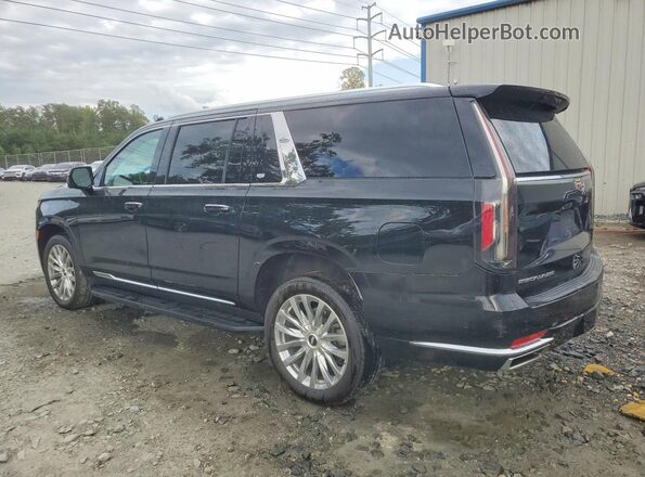 1GYS4KKL3PR321546 2023 CADILLAC ESCALADE Black უკანა მარცხენა