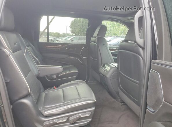 1GYS4KKL3PR321546 2023 CADILLAC ESCALADE Black უკანა სალონის ხედი
