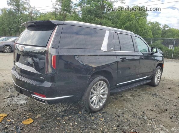 1GYS4KKL3PR321546 2023 CADILLAC ESCALADE Black უკანა მარჯვენა