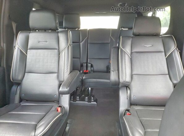 1GYS4KKL3PR321546 2023 CADILLAC ESCALADE Black უკანა სავარძლების ხედი
