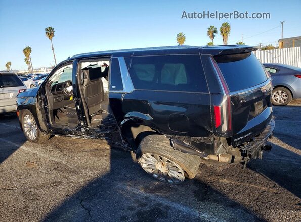 1GYS4LKL6PR463086 2023 CADILLAC ESCALADE Black Tył lewy