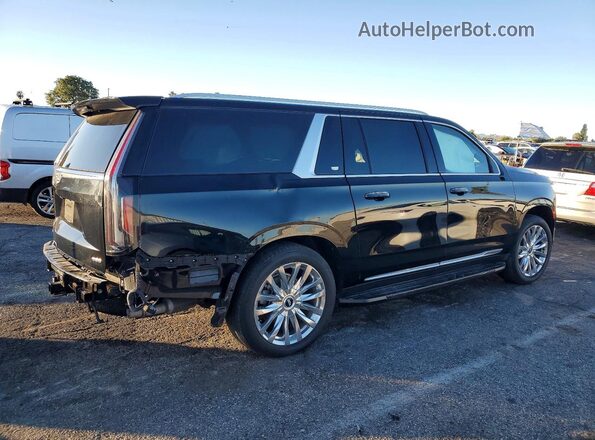 1GYS4LKL6PR463086 2023 CADILLAC ESCALADE Black Tył prawy