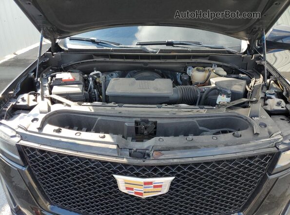 1GYS4NKL8PR266822 2023 CADILLAC ESCALADE Black ძრავის განყოფილების ხედი