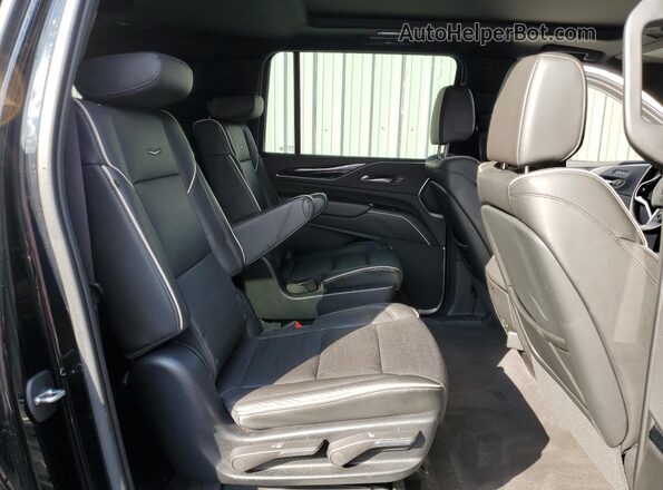 1GYS4NKL8PR266822 2023 CADILLAC ESCALADE Black უკანა სალონის ხედი