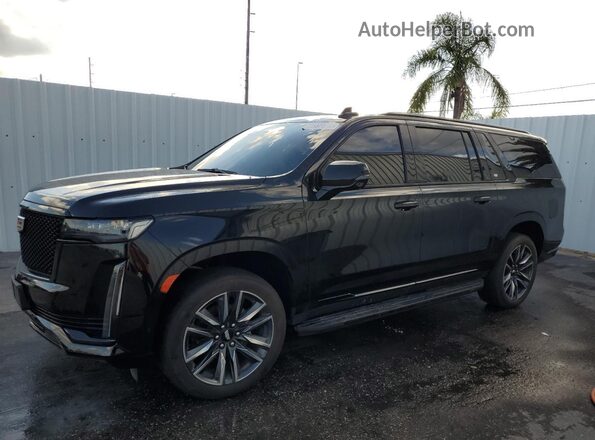 1GYS4NKL8PR266822 2023 CADILLAC ESCALADE Black სალონის 360-გრადუსიანი ხედი