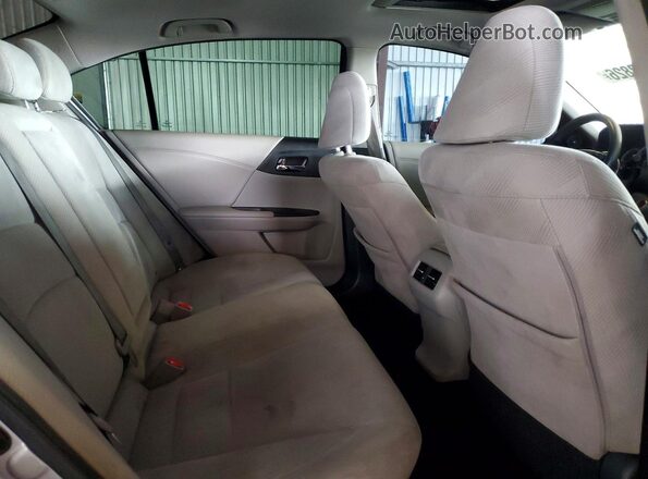 1HGCR2F03GA132178 2016 HONDA ACCORD Silver Widok tylnych siedzeń