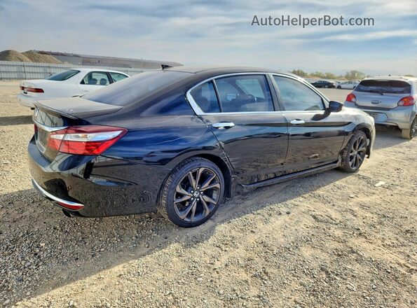 1HGCR2F11HA007206 2017 HONDA ACCORD Black უკანა მარჯვენა