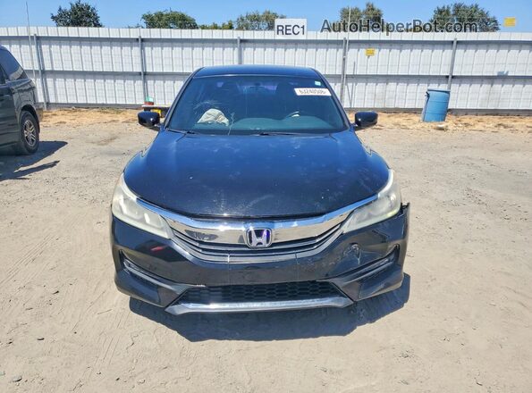 1HGCR2F12HA074106 2017 HONDA ACCORD Черный Вид спереди