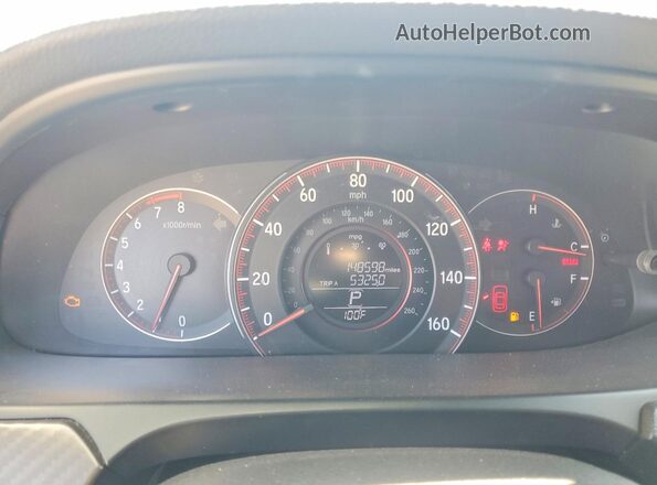 1HGCR2F12HA074106 2017 HONDA ACCORD Черный Вид щитка приборов