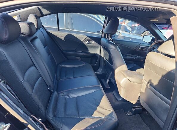 1HGCR2F14HA049112 2017 HONDA ACCORD Черный Вид задних сидений
