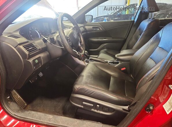 1HGCR2F15HA048986 2017 HONDA ACCORD Red Widok wnętrza z przodu