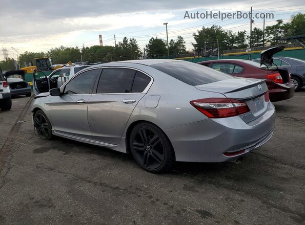 1HGCR2F15HA076240 2017 HONDA ACCORD Серебряный Задняя левая четверть