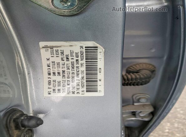 1HGCR2F15HA076240 2017 HONDA ACCORD Серебряный Вид наклейки с VIN-кодом