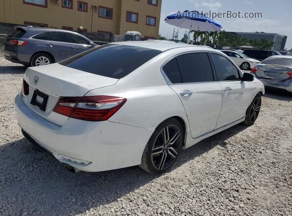 1HGCR2F16HA053937 2017 HONDA ACCORD White Задня права чверть