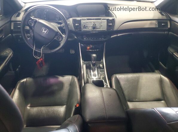 1HGCR2F16HA140107 2017 HONDA ACCORD Белый Вид панели приборов