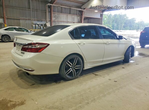 1HGCR2F16HA140107 2017 HONDA ACCORD Белый Задняя правая четверть