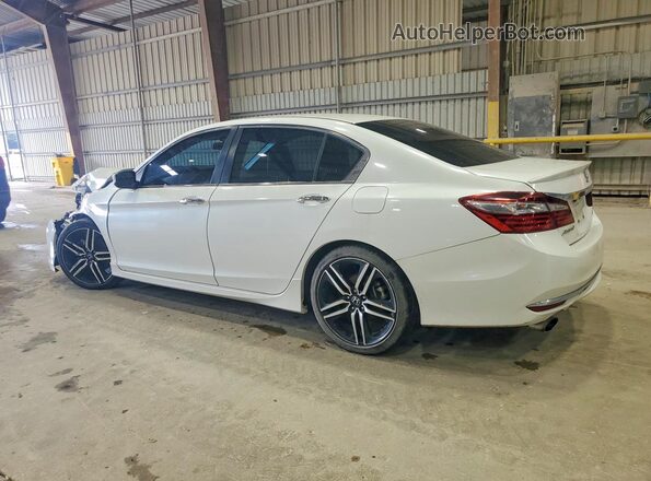 1HGCR2F16HA140107 2017 HONDA ACCORD Белый Задняя левая четверть