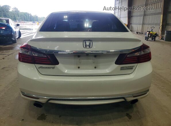 1HGCR2F16HA140107 2017 HONDA ACCORD Белый Вид сзади