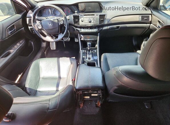 1HGCR2F16HA296549 2017 HONDA ACCORD Black Dashboard view