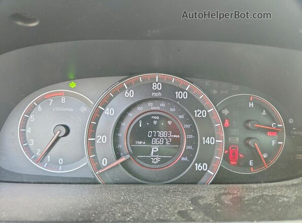 1HGCR2F19HA264131 2017 HONDA ACCORD Blue Widok zestawu wskaźników