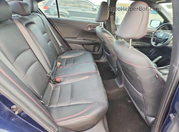 1HGCR2F19HA264131 2017 HONDA ACCORD Blue Widok tylnych siedzeń