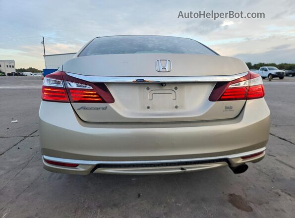 1HGCR2F30GA224651 2016 HONDA ACCORD Tan Vista trasera