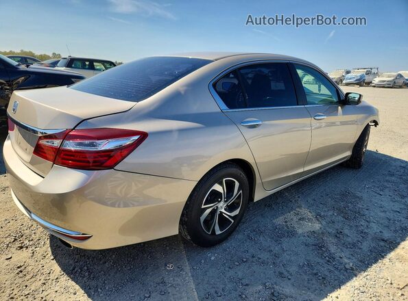 1HGCR2F30HA110618 2017 HONDA ACCORD Gold Задня права чверть
