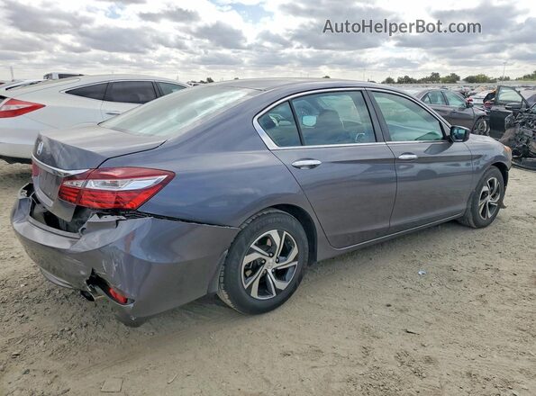 1HGCR2F30HA216079 2017 HONDA ACCORD Gray Trasero derecho