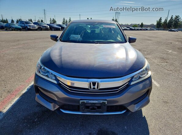 1HGCR2F30HA276072 2017 HONDA ACCORD Gray Widok z przodu