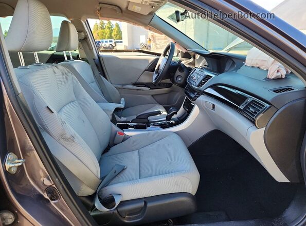 1HGCR2F30HA276072 2017 HONDA ACCORD Gray Widok wnętrza z przodu