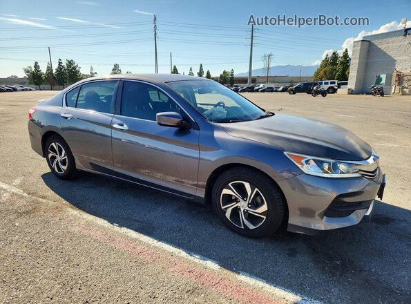 1HGCR2F30HA276072 2017 HONDA ACCORD Gray Przód prawy