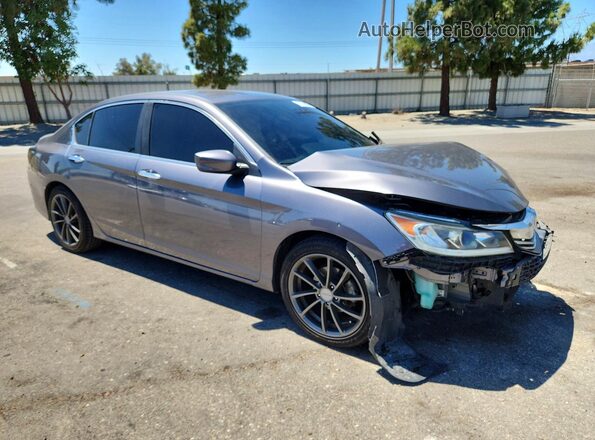 1HGCR2F30HA290697 2017 HONDA ACCORD Charcoal Delantero derecho