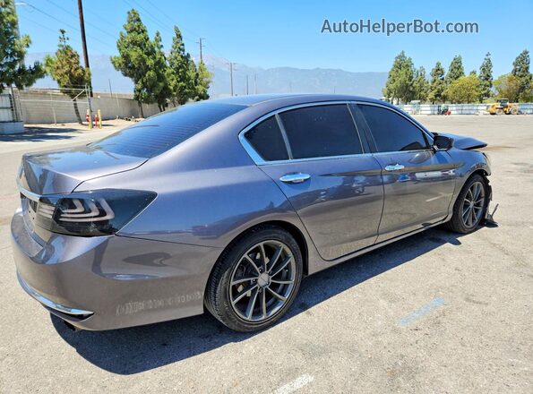 1HGCR2F30HA290697 2017 HONDA ACCORD Charcoal Trasero derecho