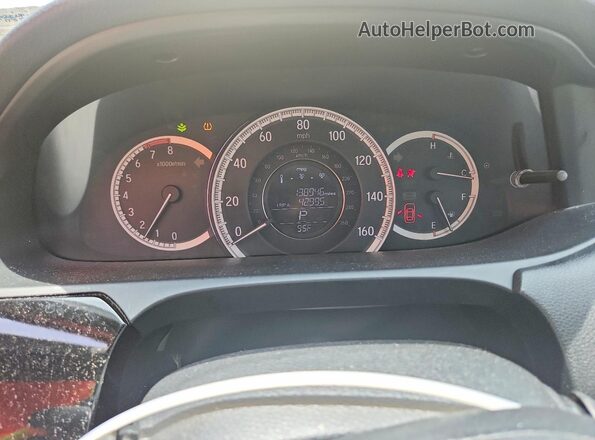 1HGCR2F31GA147000 2016 HONDA ACCORD Gold Instrument cluster view