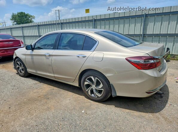 1HGCR2F31GA147000 2016 HONDA ACCORD Gold Rear left