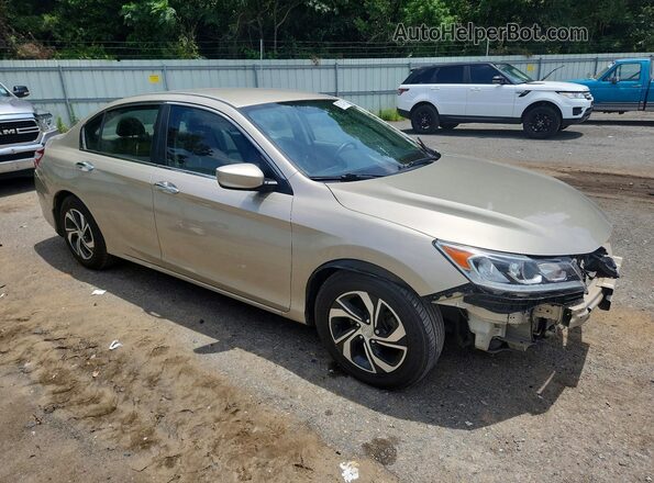 1HGCR2F31GA147000 2016 HONDA ACCORD Gold Front right