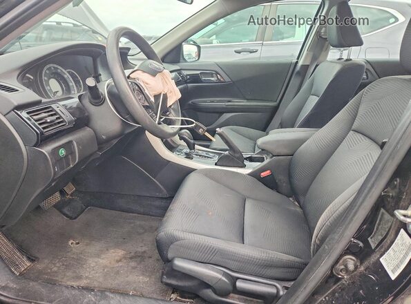 1HGCR2F32GA018702 2016 HONDA ACCORD Black Widok wnętrza z przodu