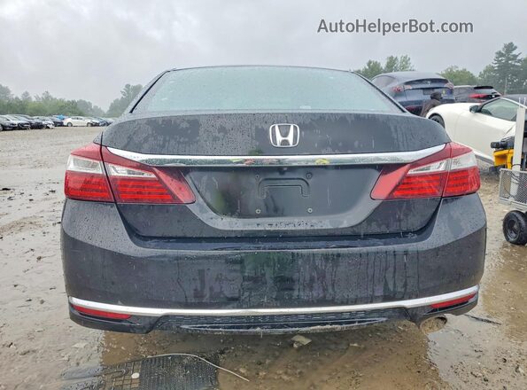 1HGCR2F32GA150360 2016 HONDA ACCORD Черный Вид сзади